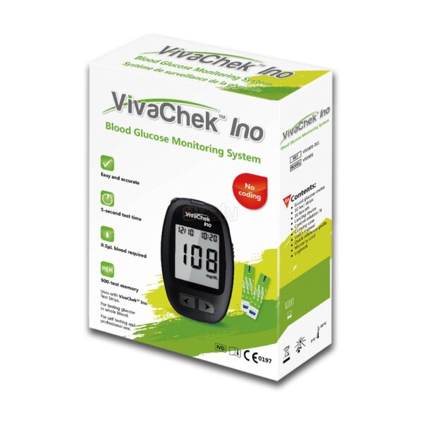 Vivachek Ino Blood Glucose Test Meter - Image 2