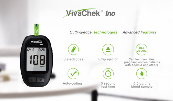 Vivachek Ino Blood Glucose Test Meter - Image 3