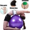 75cm Plain Yoga Ball with Pumper Multicolor - Citizen Sports - Image 4
