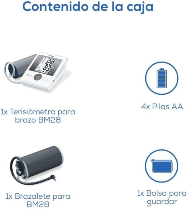Beurer upper arm blood pressure monitor BM 28 Value Pack The universal cuff - Image 6