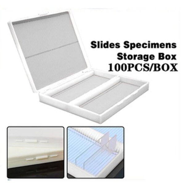 Slide Box For 100 Slides For Biology and Pathology Lab