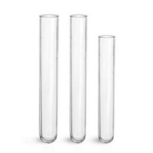 10 Pcs Glass Test Tube 6 inch for Laboratory Use