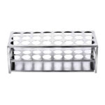 Steel 24 Hole Test Tube Rack, Test Tube Holder for Professional Laboratory