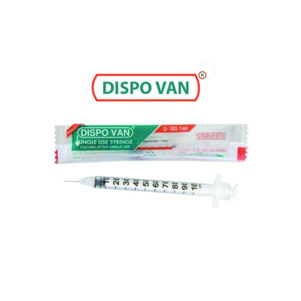 Dispo van Insulin Syringe U-100 1ml (10pcs)