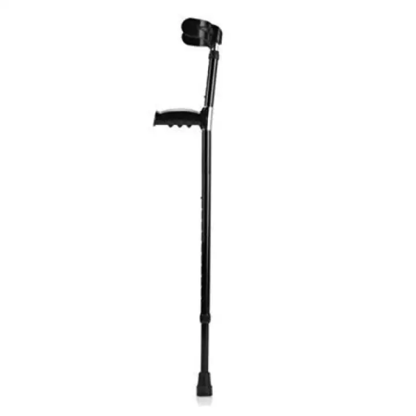 Elbow Crutch Stick Adjustable ( Black & Ash ) - Image 2