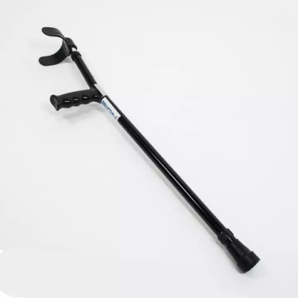 Elbow Crutch Stick Adjustable ( Black & Ash ) - Image 3