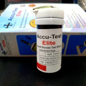 Accu Test Elite Blood Glucose Check Strip 50 Test Strips