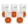 Siginia P13 Hearing Aid Battery - Orange