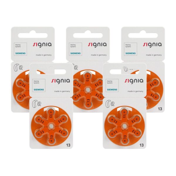 Siginia P13 Hearing Aid Battery - Orange