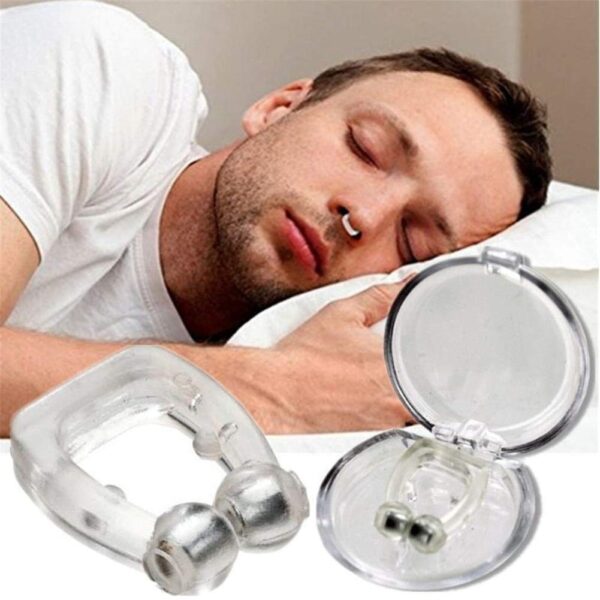 Silicone Magnetic Anti Snore Nose Clip - Image 2