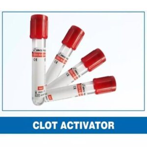 Clot Activator - Glass vacuum blood collection tube. CURE (Red) 4ML 100pcs