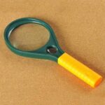 50mm Magnifying Glass - Yellow and Green