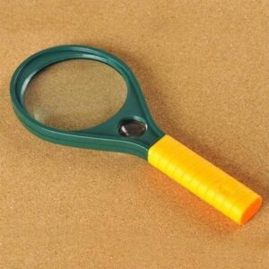 50mm Magnifying Glass - Yellow and Green