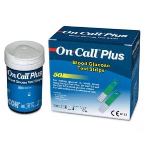 ON CALL PLUS Blood Glucose Test Strips 50 Pcs