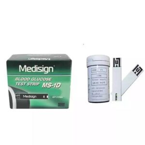 Blood Glucose Test Strip For Medisign MS-1D- Meter model Medisign MM 200 25 strip