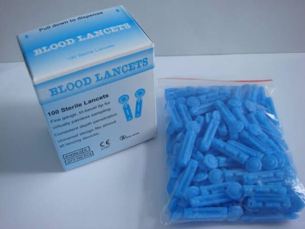 Blood lancets for glucose Meter 100 piece(1 box)