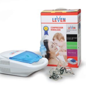 LEVEN Portable Compressor Nebulizar Machine for Child & Adults Nebulization