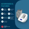 Omron Automatic Blood Pressure Monitor HEM-7120 - Image 2