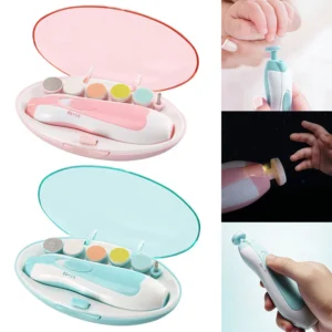 Electric Nail Trimmer for Baby Newborn, Gentle & Safe Baby Nail Electric Trimmer
