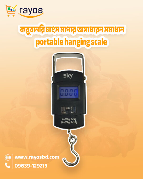 Digital Portable Hanging Scale LCD Digital