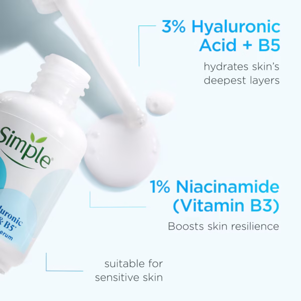 Simple Booster Serum 3% Hyaluronic Acid & B5 30ml - Image 2