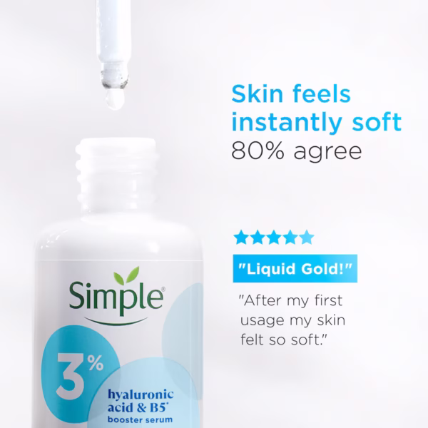 Simple Booster Serum 3% Hyaluronic Acid & B5 30ml - Image 3
