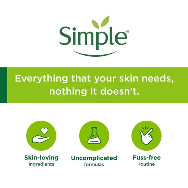 Simple Kind To Skin Refreshing Facial Wash Gel 150ml - Image 3