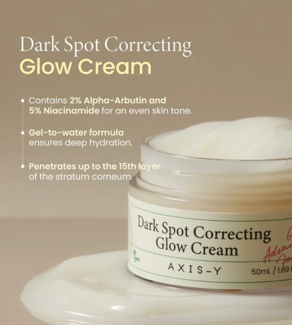 AXIS-Y Dark Spot Correcting Glow Cream 50ml - Image 3