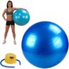 75cm Plain Yoga Ball with Pumper Multicolor - Citizen Sports