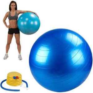 75cm Plain Yoga Ball with Pumper Multicolor - Citizen Sports