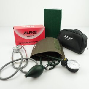 ALPK2 100%Japan Blood Pressure Monitor Aneroid Sphygmomanometer with stethoscope - Analog BP Machine full set